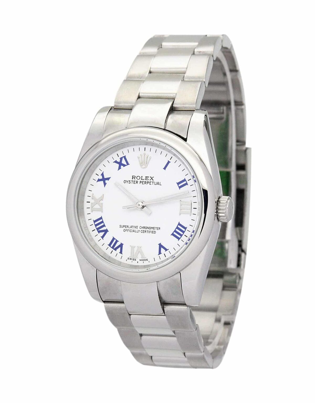 Replica Rolex Oyster Perpetual Lady Dial White 31mm 177200 - Best shop to buy a Fake Rolex