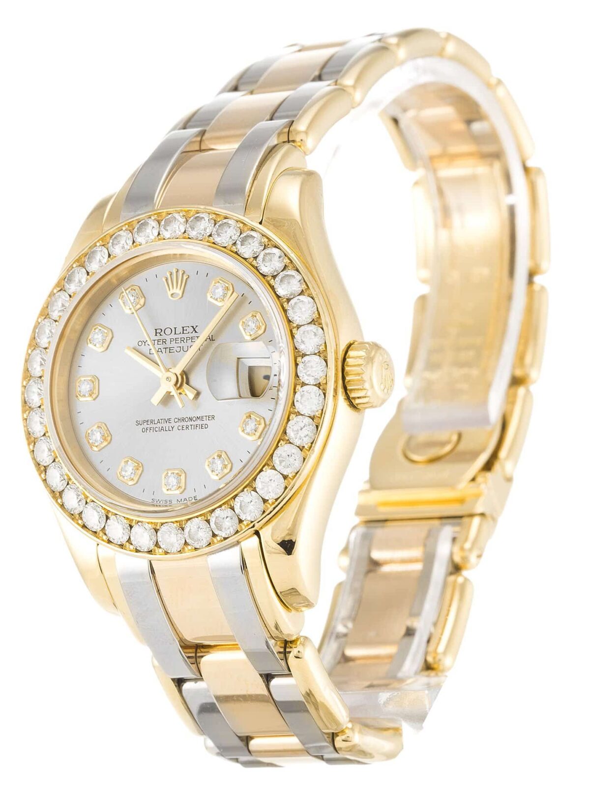 Replica Rolex Pearlmaster 29mm Dial Champagne 80298 - Best shop to buy a Fake Rolex