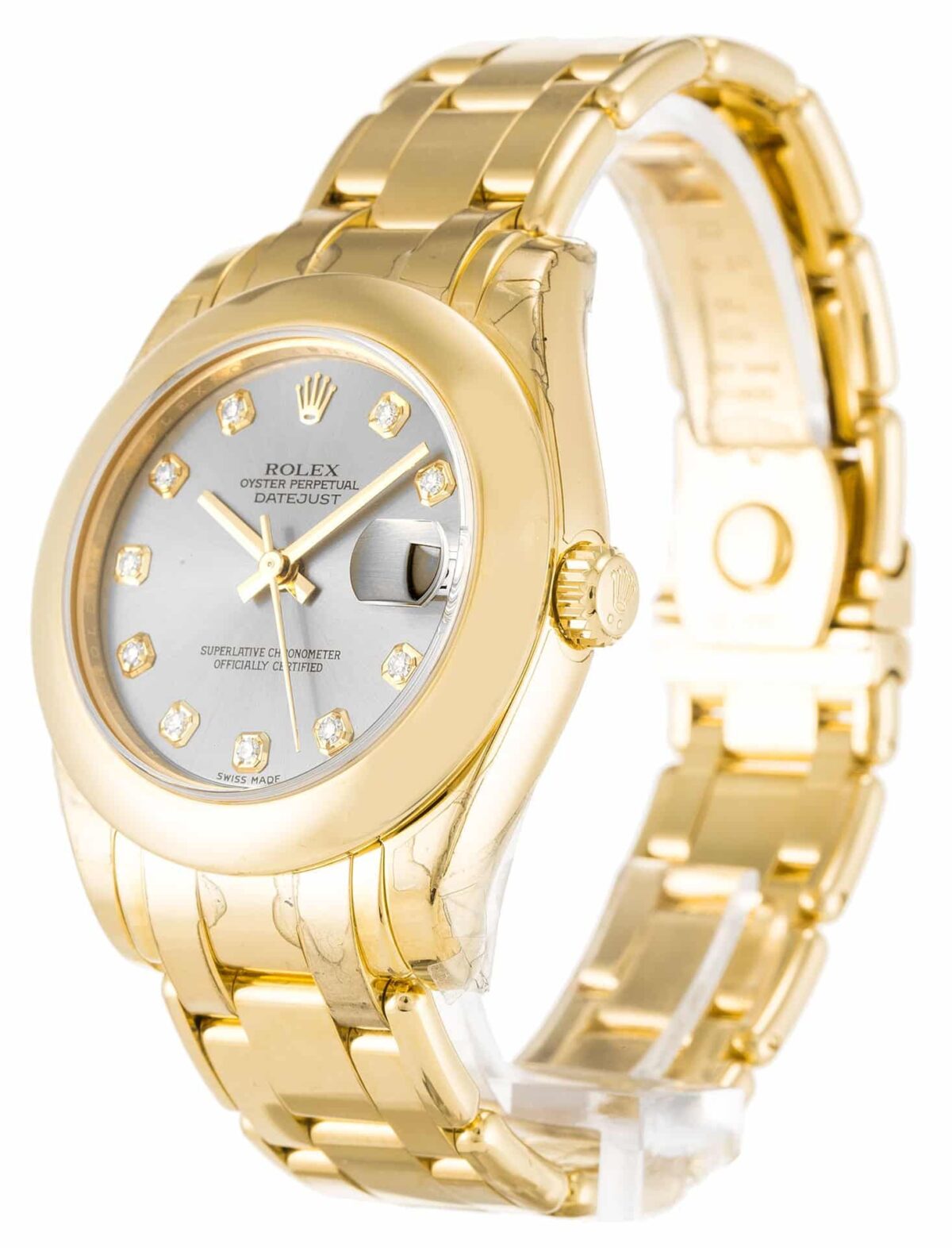 Replica Rolex Pearlmaster 31mm Dial Silver 81208 - Best shop to buy a Fake Rolex