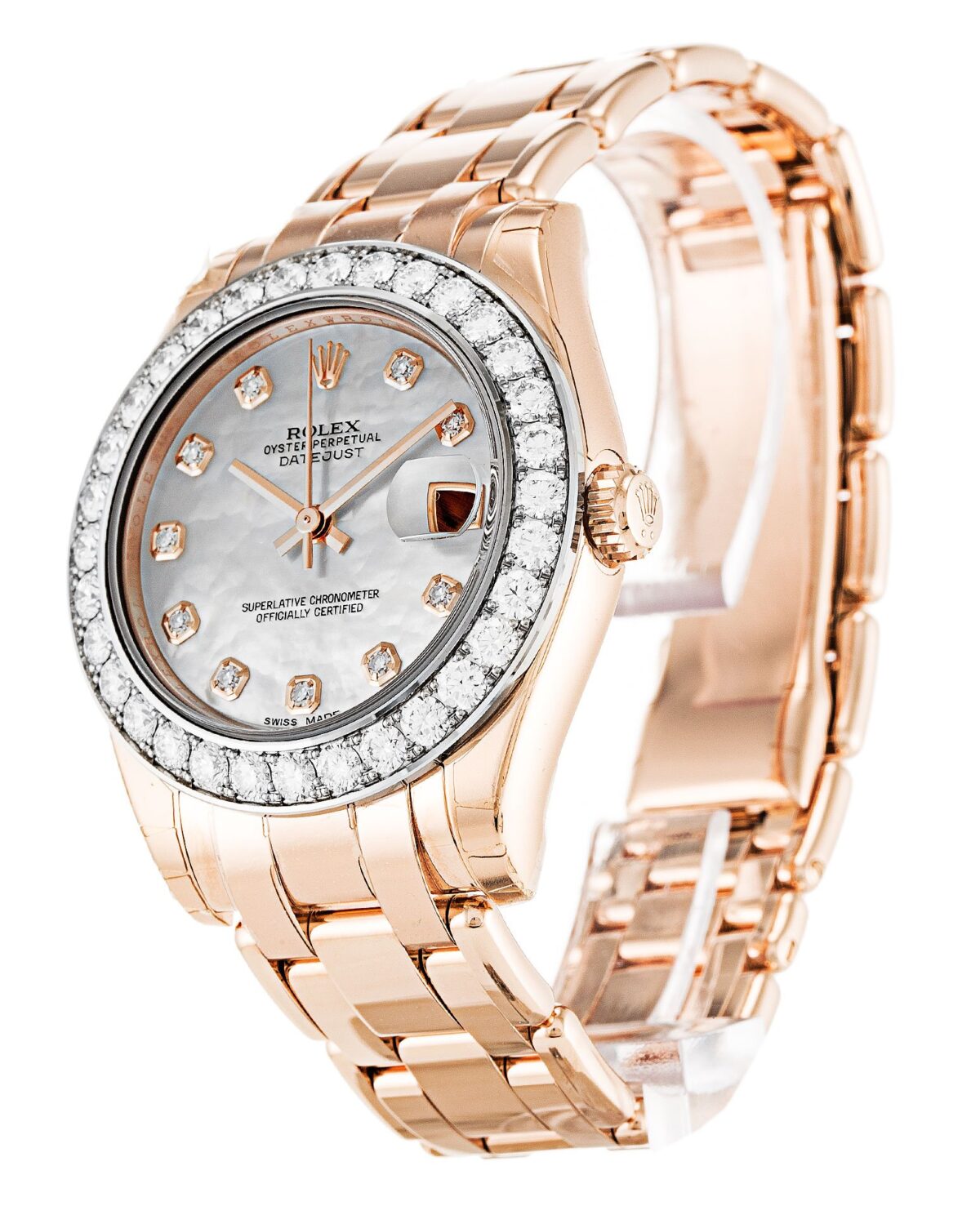 Replica Rolex Pearlmaster 34mm Dial Mother of Pearl 81285 - Best shop to buy a Fake Rolex