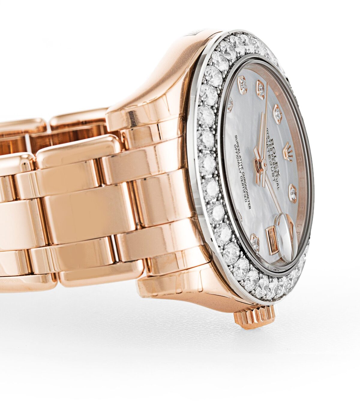 Replica Rolex Pearlmaster 34mm Dial Mother of Pearl 81285 - Best shop to buy a Fake Rolex