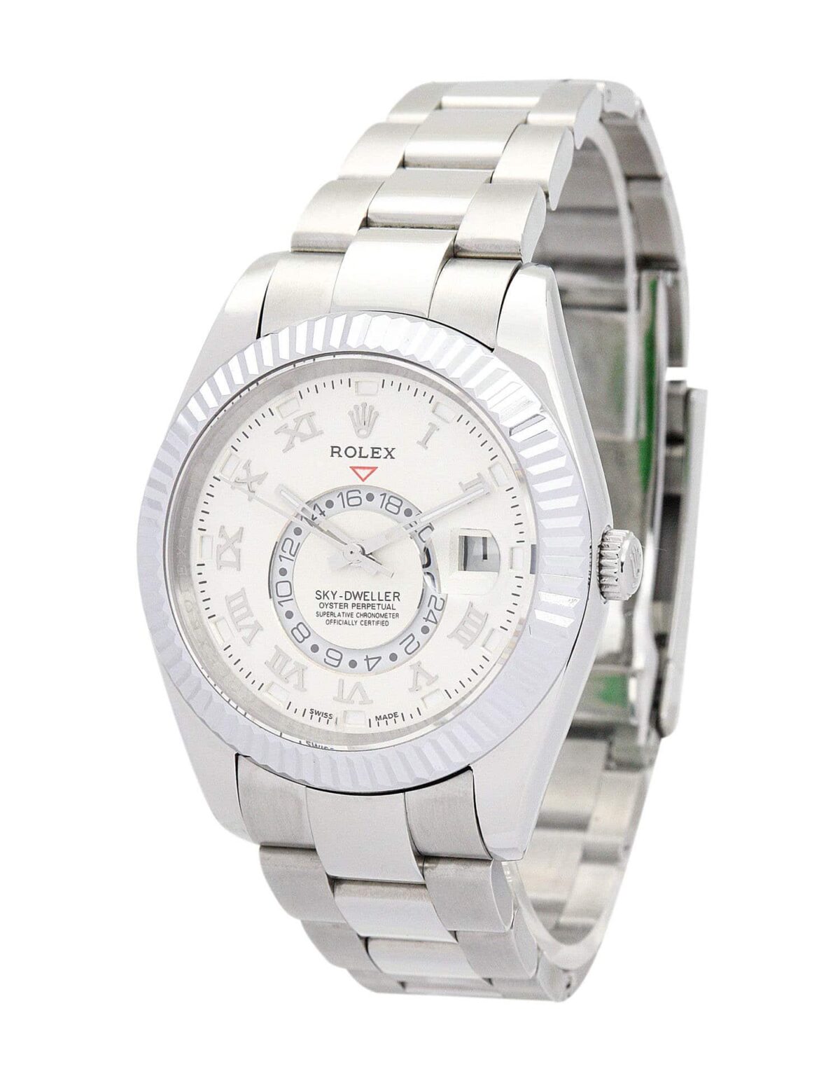 Replica Rolex Sky-Dweller 326938 42mm White Dial - Best shop to buy a Fake Rolex