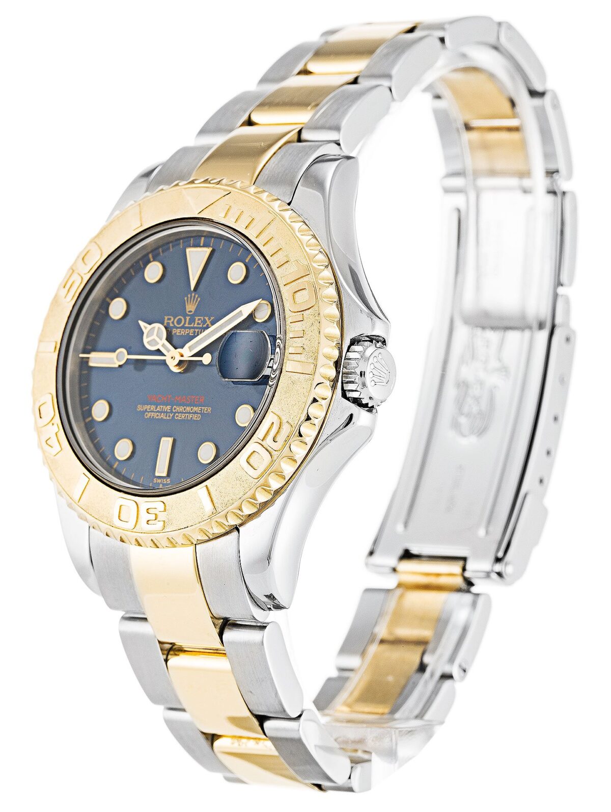 Replica Rolex Yacht-Master 35mm Dial Blue 168623 - Best shop to buy a Fake Rolex