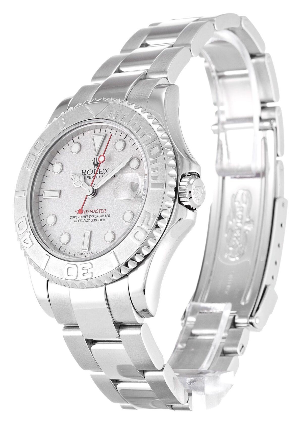 Replica Rolex Yacht-Master 35mm Dial White 168622 - Best shop to buy a Fake Rolex