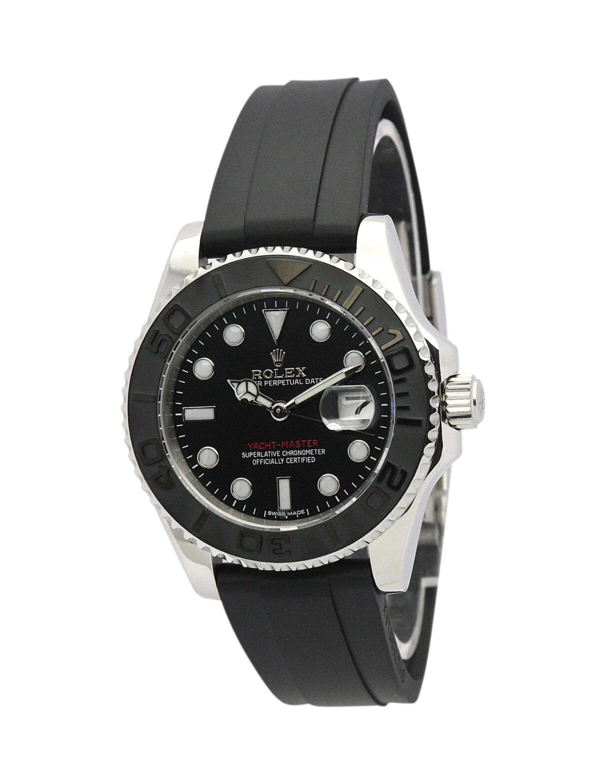 Replica Rolex Yacht-Master 40mm Dial Black 169622 - Best shop to buy a Fake Rolex