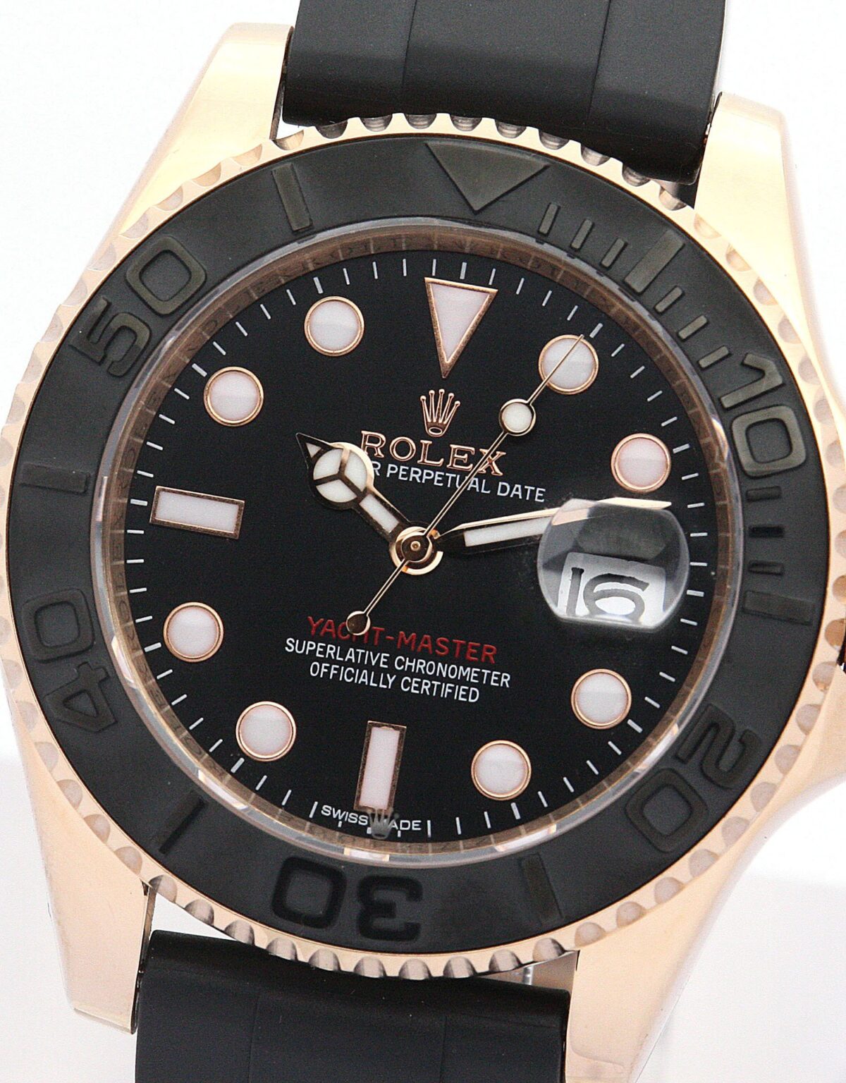 Replica Rolex Yacht-Master Dial Black 40mm 169622 - Best shop to buy a Fake Rolex