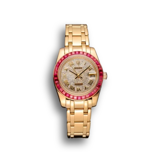 Replica Rolex Datejust 622835 33mm Diamond Dial Front - Best shop to buy a Fake Rolex
