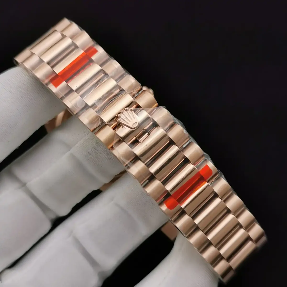 Replica Rolex Day-Date 128238 36mm Mother of Pearl Diamonds Dial 2 - Best shop to buy a Fake Rolex
