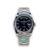 Replica Rolex Day-Date m228238 Bright Black Dial Platinum Front - Best shop to buy a Fake Rolex