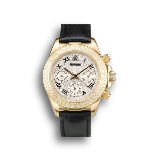 Replica Rolex Daytona 35mm Dial Diamond 98238 Front - Best shop to buy a Fake Rolex