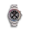 Replica Rolex Daytona 80250 39mm Black Dial Front - Best shop to buy a Fake Rolex