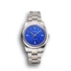 Replica Rolex Oyster Perpetual Date 41mm Dial Blue SC016835 Front - Best shop to buy a Fake Rolex