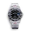Replica Rolex Submariner Iced Out 116610LN 40mm Black Diamond Bezel front - Best shop to buy a Fake Rolex