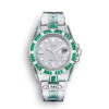 Replica Rolex Submariner Iced Out 116610LN 40mm Green-White Bezel front - Best shop to buy a Fake Rolex