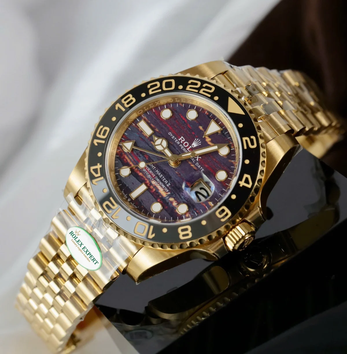 Replica Rolex GMT-Master II 40 mm 126718GRNR Tiger Iron Dial - Image 5