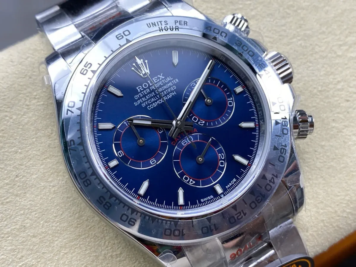 Replica Rolex Daytona 40 mm 126509 Bright Blue Dial - Image 3