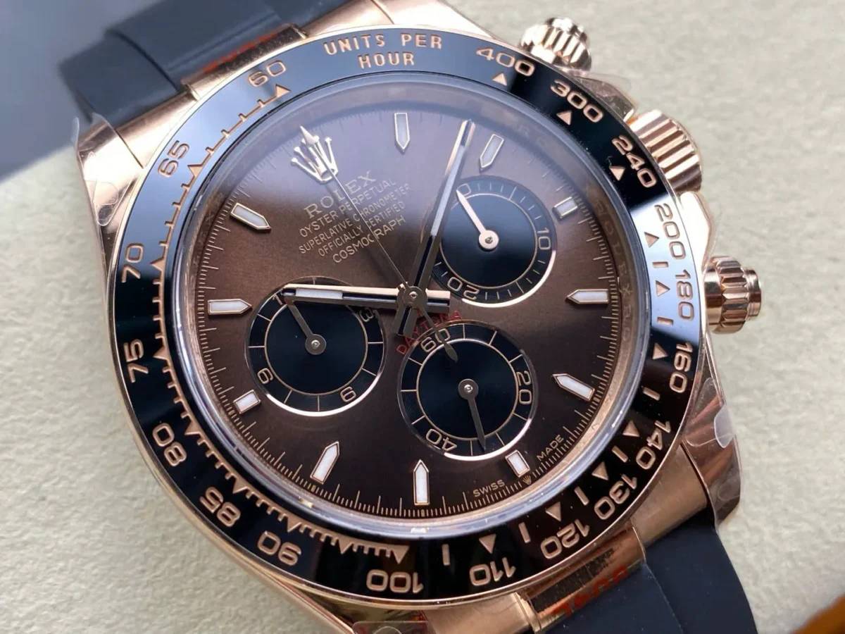 Replica Rolex Daytona 40 mm 126515LN Bright Chocolate Dial - Image 3