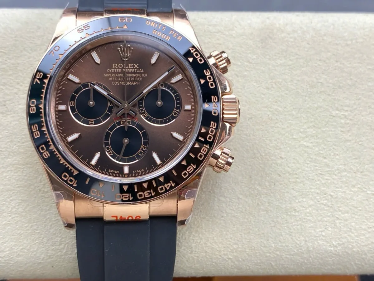Replica Rolex Daytona 40 mm 126515LN Bright Chocolate Dial - Image 4