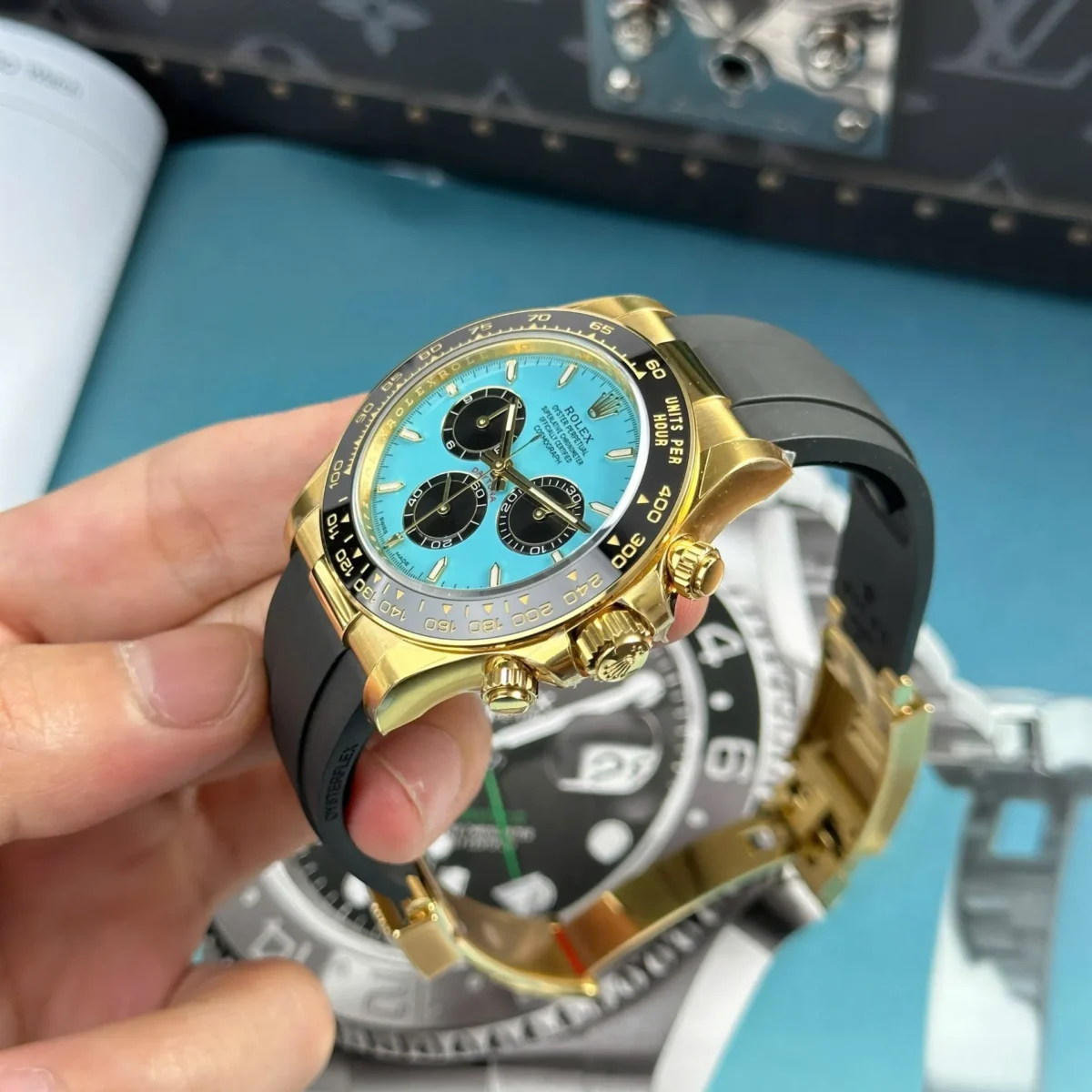 Replica Rolex Daytona 40 mm 126518LN Tiffany Dial - Image 7