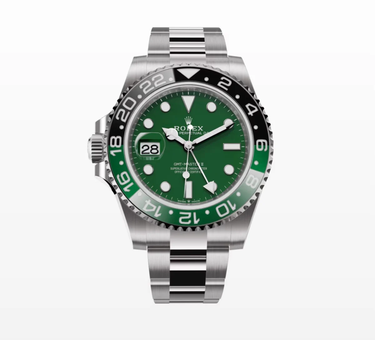 Replica Rolex GMT-Master II 40 mm 126729VTNR Oyster “Absinthe” - Image 2