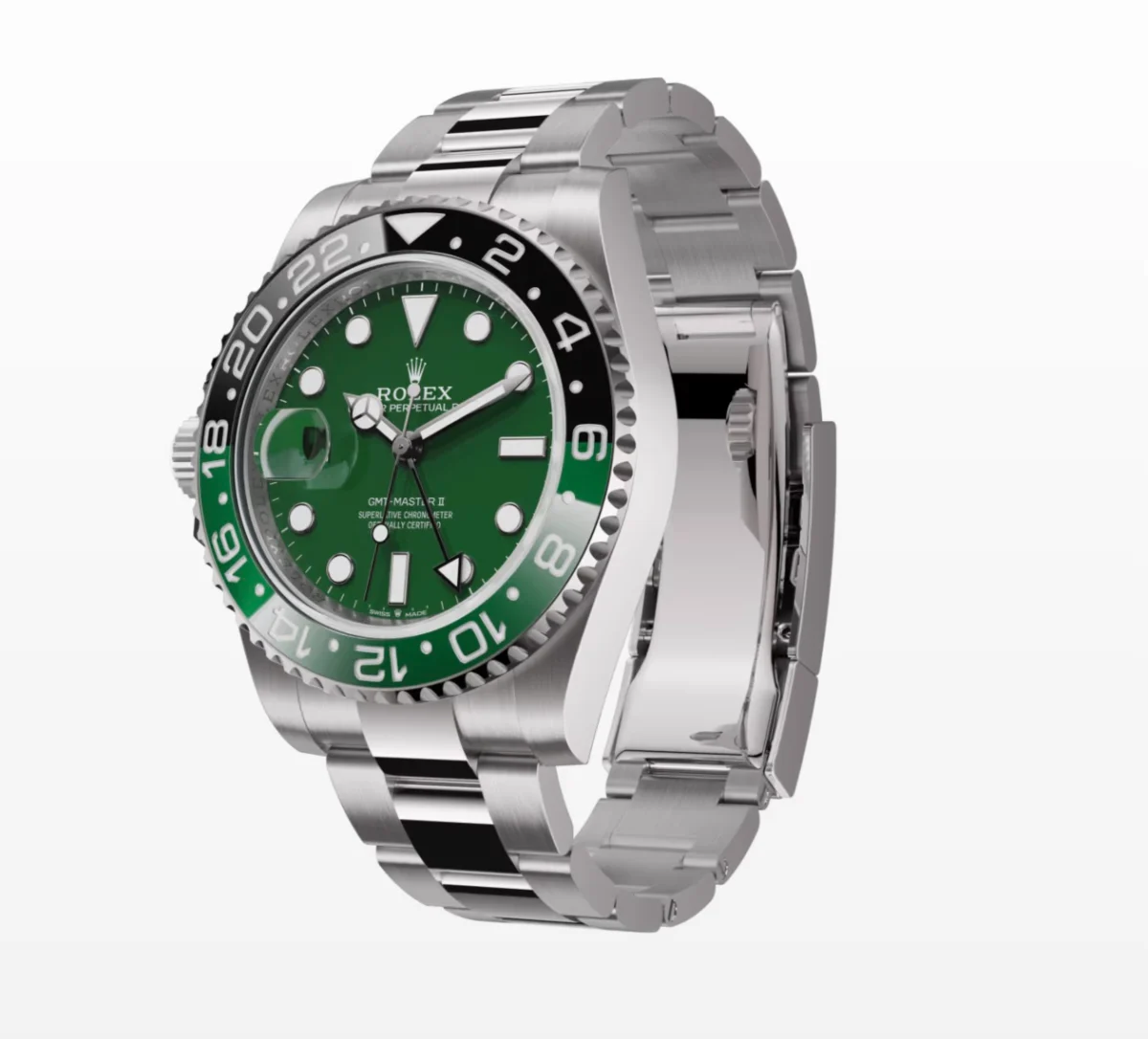 Replica Rolex GMT-Master II 40 mm 126729VTNR Oyster “Absinthe” - Image 3
