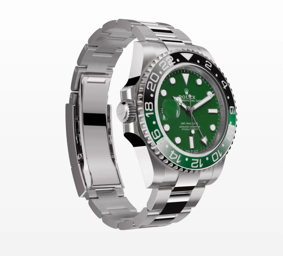 Replica Rolex GMT-Master II 40 mm 126729VTNR Oyster “Absinthe” - Image 8